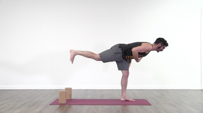 screenshot from online yoga class with yoga teacher Daniel Scott at Yogateket yoga studio in Uppsala Sweden