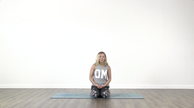 screenshot from online yoga class with yoga teacher at Yogateket yoga studio in Uppsala Sweden