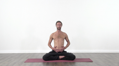 Pranayama practice at Yogateket