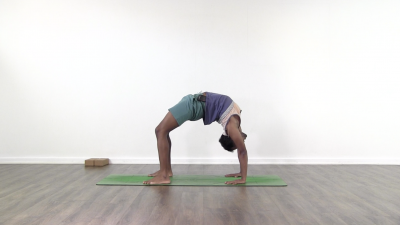 Full wheel pose yoga