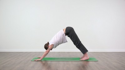 Jaime white doing pilates